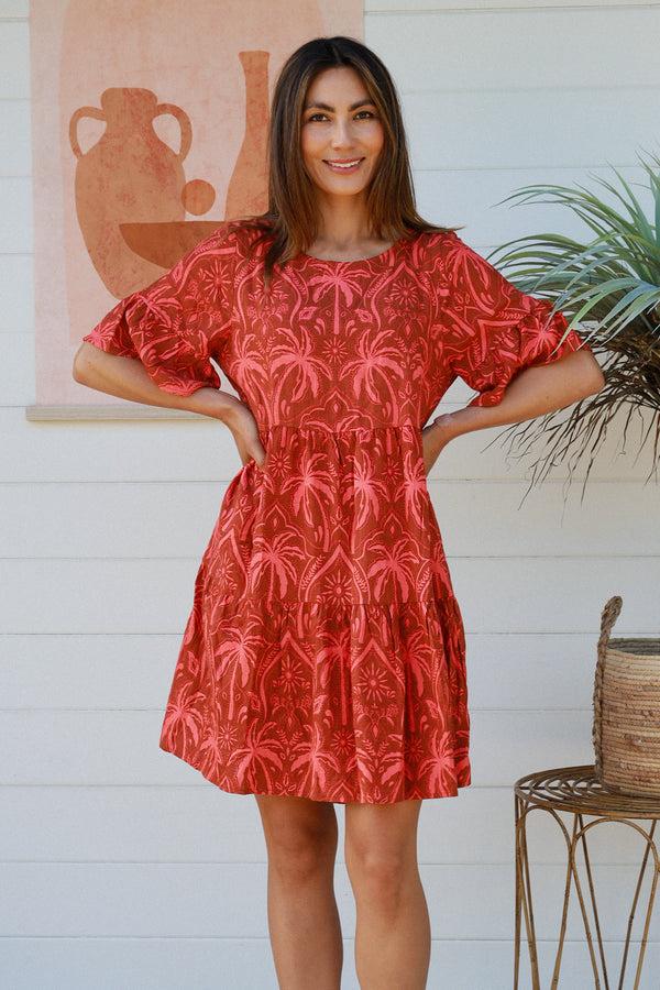 dreamcatcher bohemian Zoey 1/2 Sleeves Mini Dress