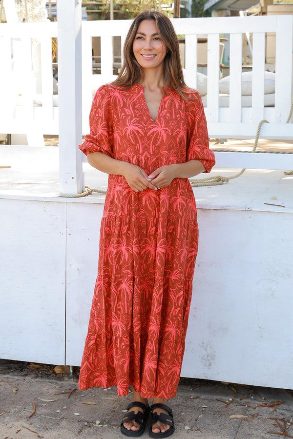 Dreamcatcher Bohemian Zoey Long Sleeves Maxi Dress