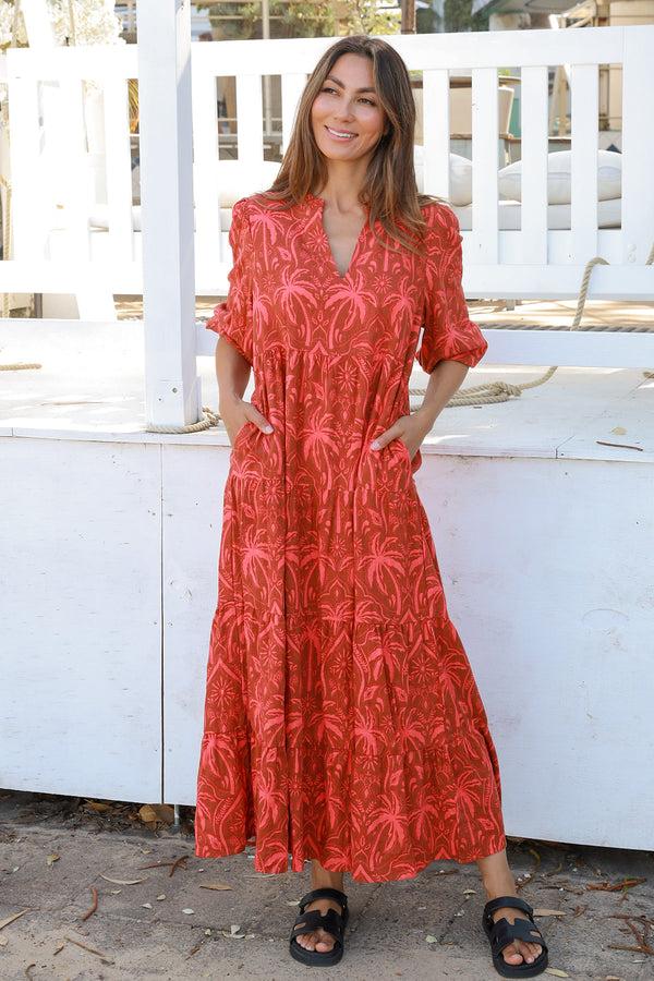 Dreamcatcher Bohemian Zoey Long Sleeves Maxi Dress
