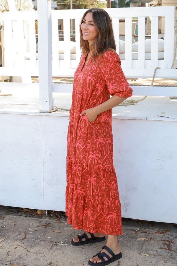 Dreamcatcher Bohemian Zoey Long Sleeves Maxi Dress