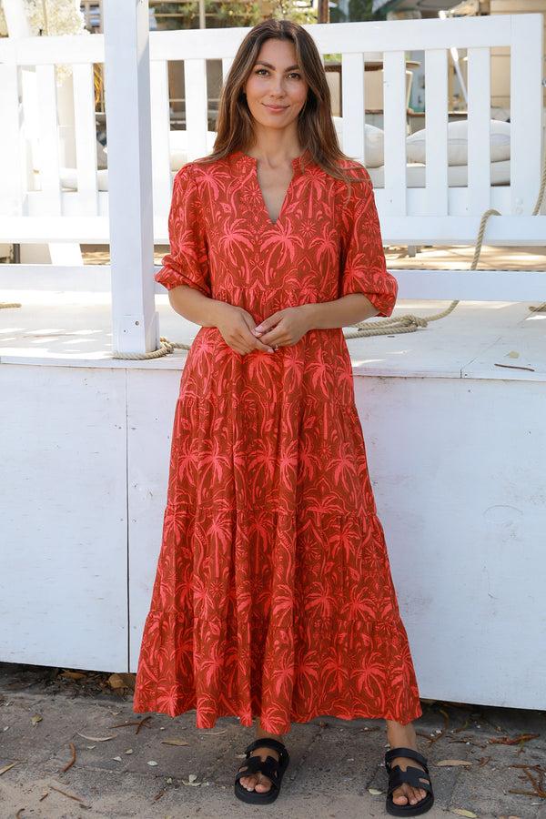 dreamcatcher bohemian Zoey Long Sleeves Maxi Dress