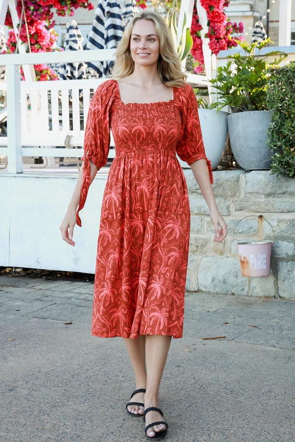 dreamcatcher bohemian Zoey Midi Dress - Millie