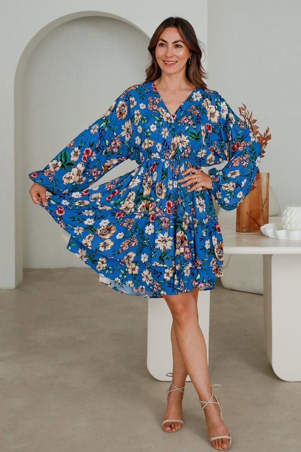 Dreamcatcher Bohemian Jasmine Long Sleeves Mini Dress