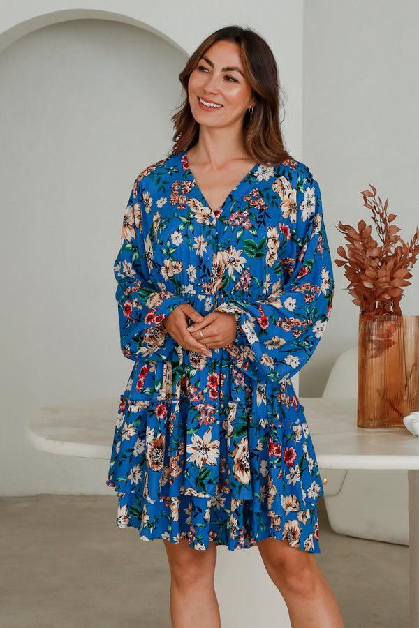 Dreamcatcher Bohemian Jasmine Long Sleeves Mini Dress