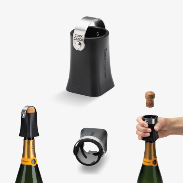 Dreamfarm Champop Worlds Best Champagne Cork Remover Black
