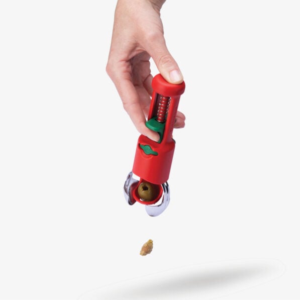 Dreamfarm Hullapit - The World's Best Berry Tool Red + Green