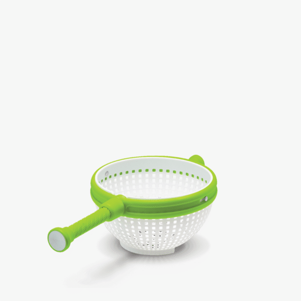 Dreamfarm The World's Best Combined Colander & Salad Spinner - By Dreamfarm Green + White