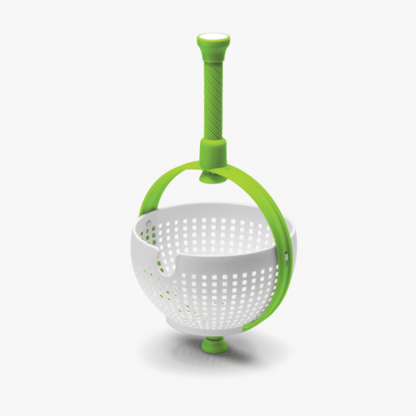 Dreamfarm The World's Best Combined Colander & Salad Spinner - By Dreamfarm Green + White