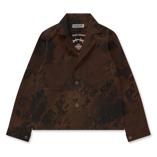 dreamland syndicate Bleached Workingman Cropped Jacket