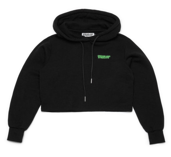dreamland syndicate Flames Cropped Hoodie