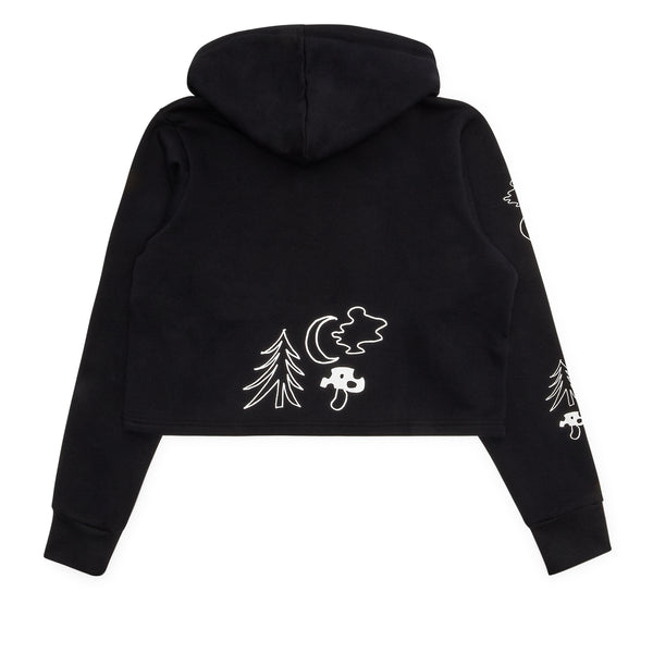 Dreamland Syndicate Forest Cropped Hoodie