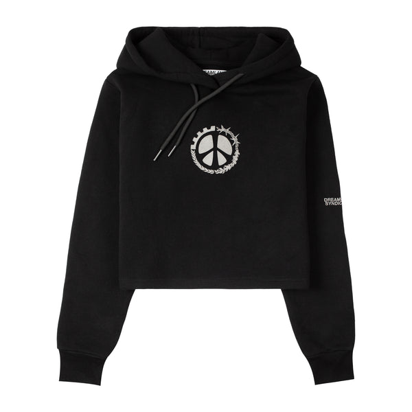dreamland syndicate Peace Cropped Hoodie