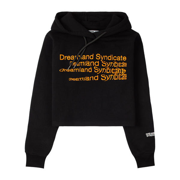 dreamland syndicate Warped Cropped Hoodie