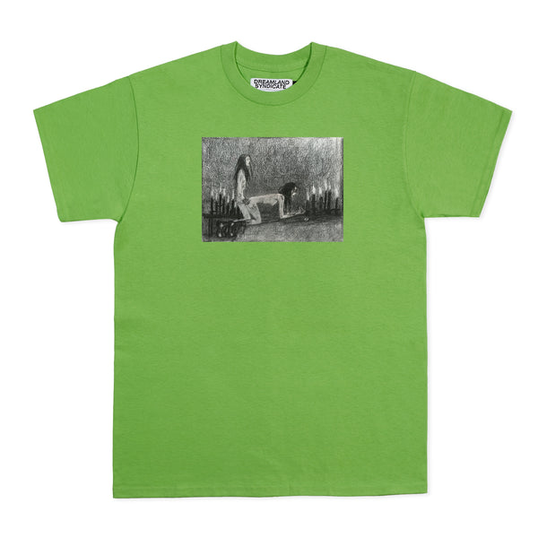 dreamland syndicate DS x Waliszewska Fuck T-shirt GREEN