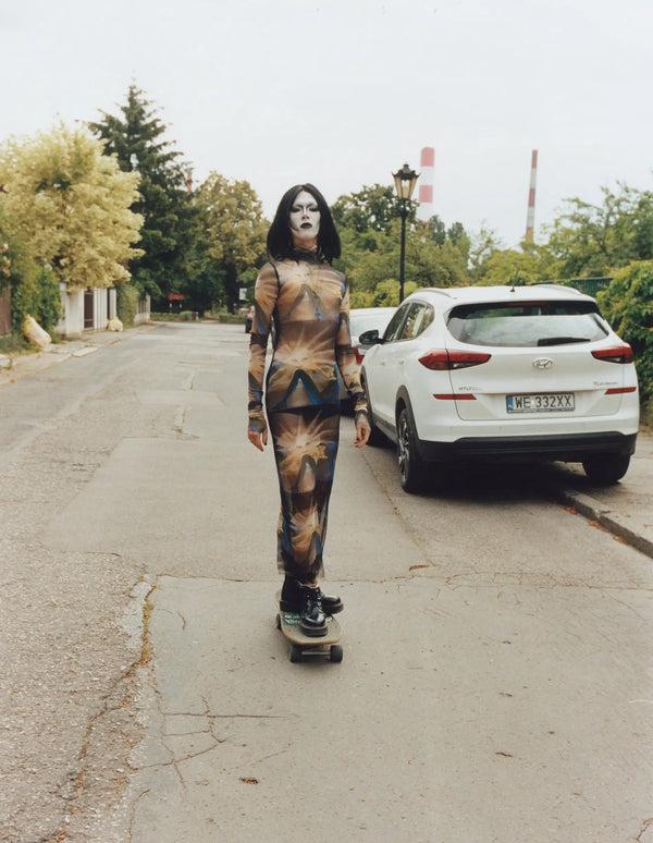 Dreamland Syndicate DS X Waliszewska Sunsmoke Mesh Dress