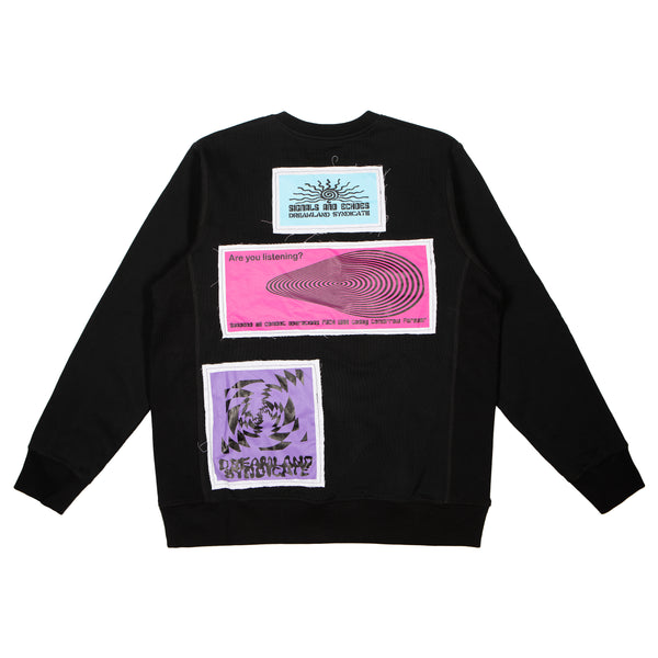Dreamland Syndicate Signals/Echoes Crewneck With Patches
