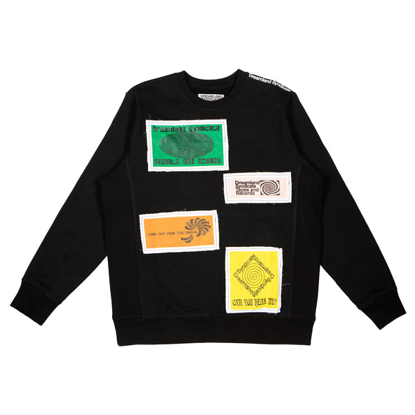 dreamland syndicate Signals/Echoes Crewneck with patches