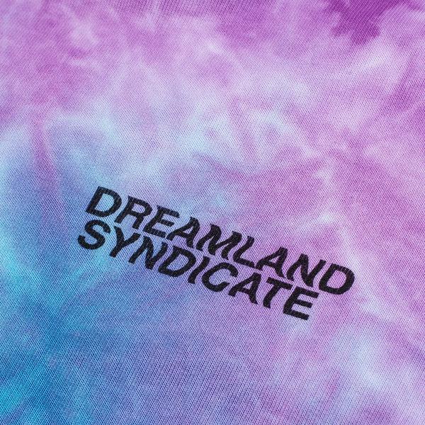 Dreamland Syndicate Tie-dye Cropped Hoodie Bubblegum