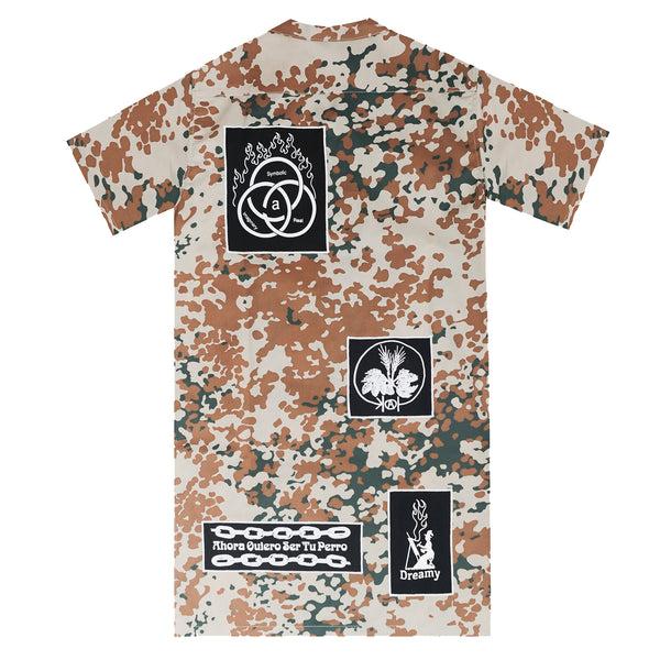 Dreamland Syndicate Zerowork Desert Camo Shirt/Dress With Patches