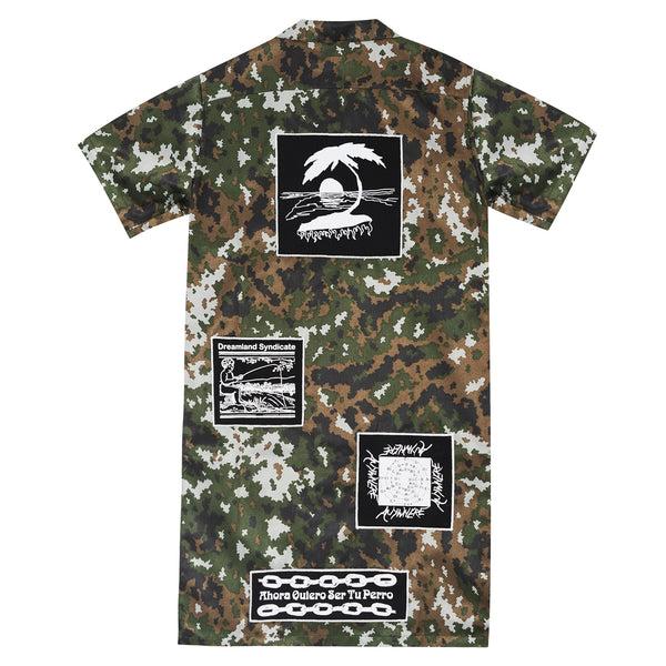 Dreamland Syndicate Zerowork Flecktarn Camo Shirt/Dress With Patches