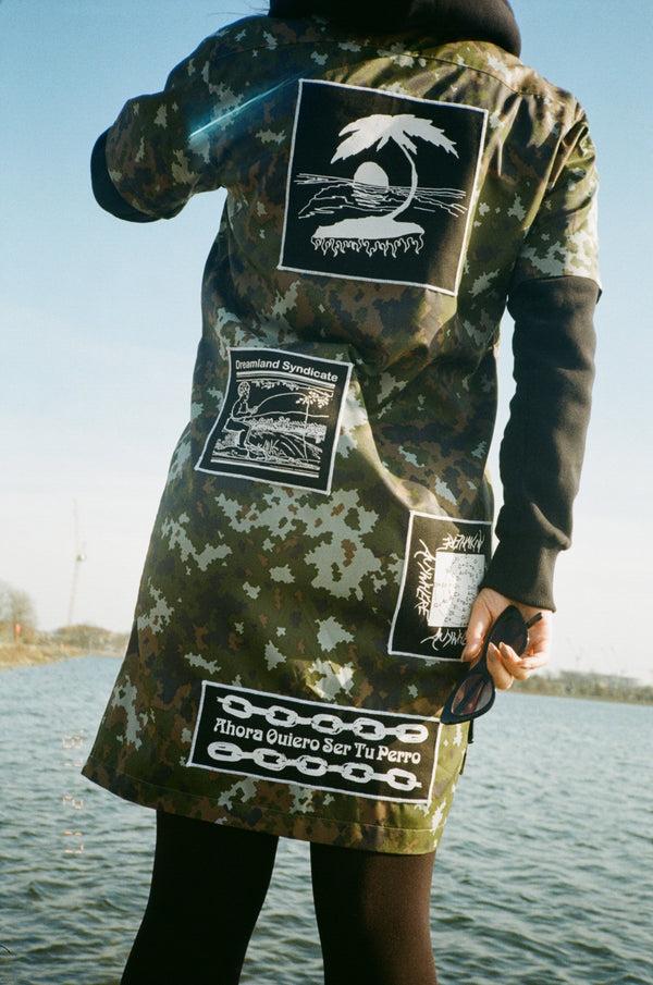 Dreamland Syndicate Zerowork Flecktarn Camo Shirt/Dress With Patches