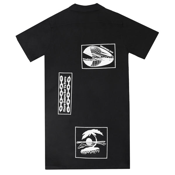 Dreamland Syndicate Zerowork Shirt/Dress With Patches Black