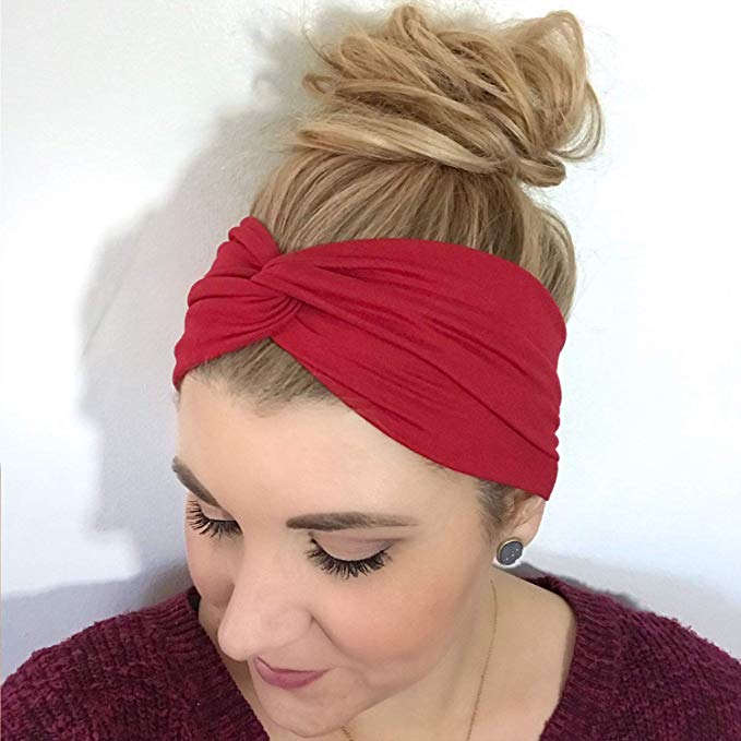 Dreshow 1950’s Vintage Modern Style Elastic Women Turban Headbands Twisted Cute Hair Band Accessories