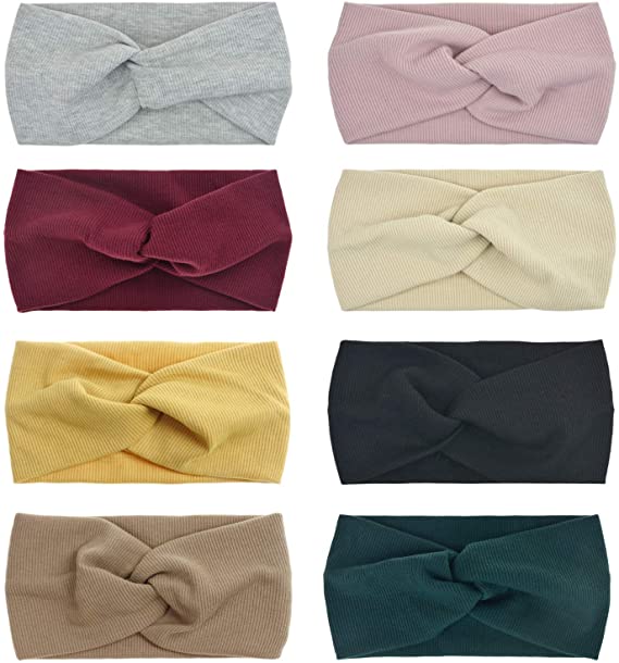 Dreshow DRESHOW 8 Pack Women’s Headbands Hair Accessories