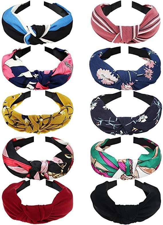 dreshow DRESHOW Boho Headbands for Women Plastic Vintage Cross Elastic Head Wrap Hair Accessories dreshow DRESHOW Boho Headbands for Women Plastic Vintage Cross Elastic Head Wrap Hair Accessories