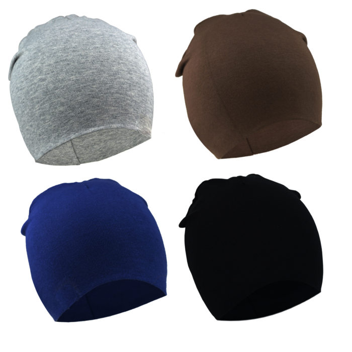 Dreshow DRESHOW BQUBO 4 Pieces Baby Beanie Newborn Toddler Soft Cute Knit Hat Hospital Hats For Baby Boys Infant Cap Beanies
