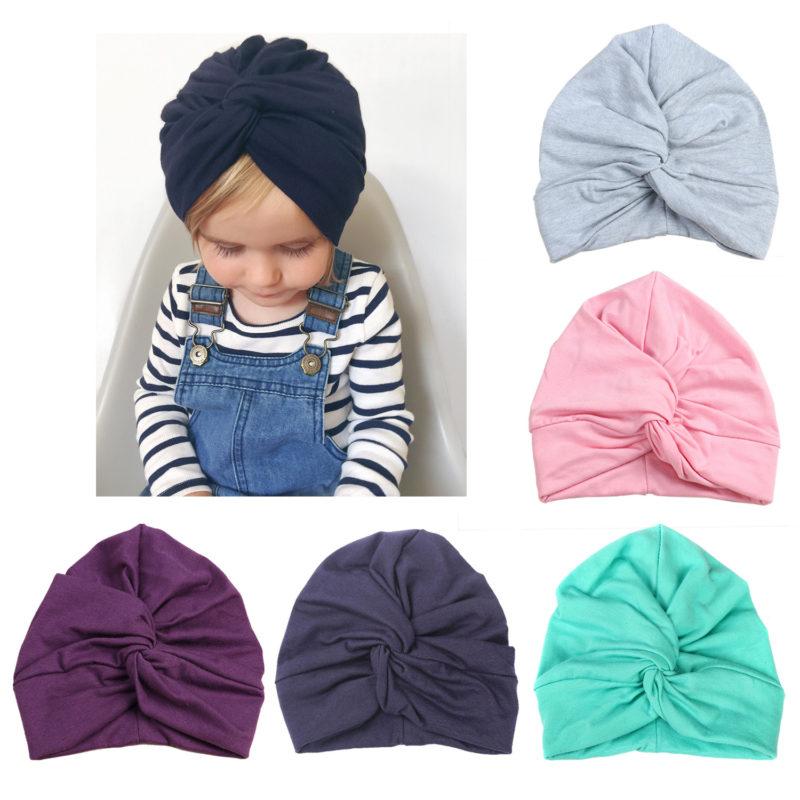 Dreshow DRESHOW Turban Hat For Baby Infant Cap Hats
