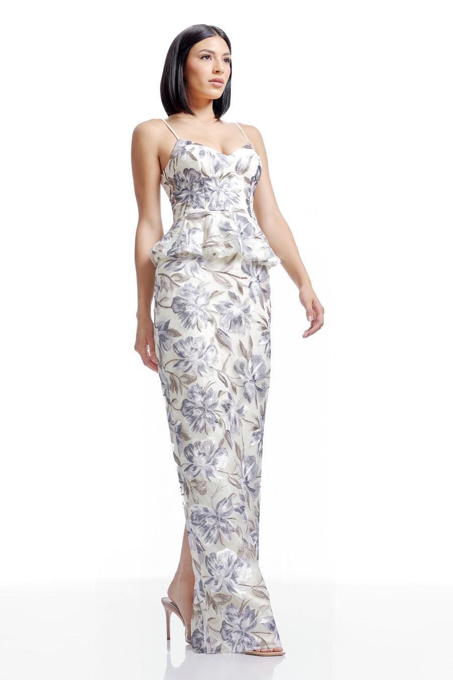 Dress The Population Akiah Dress White