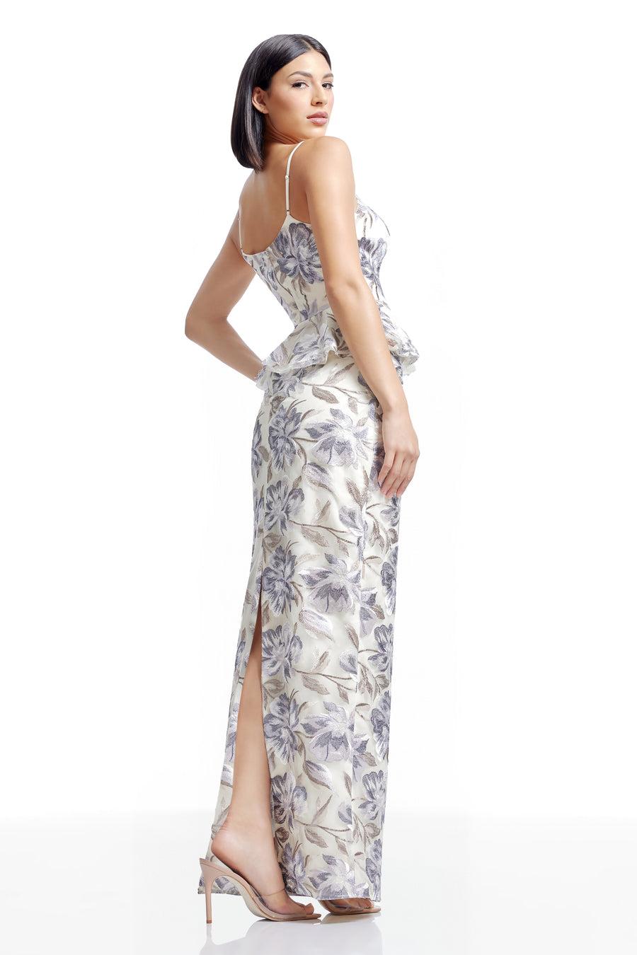 Dress The Population Akiah Dress White