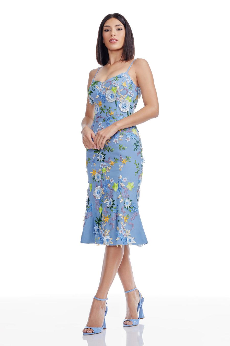 Dress The Population Allona Dress White