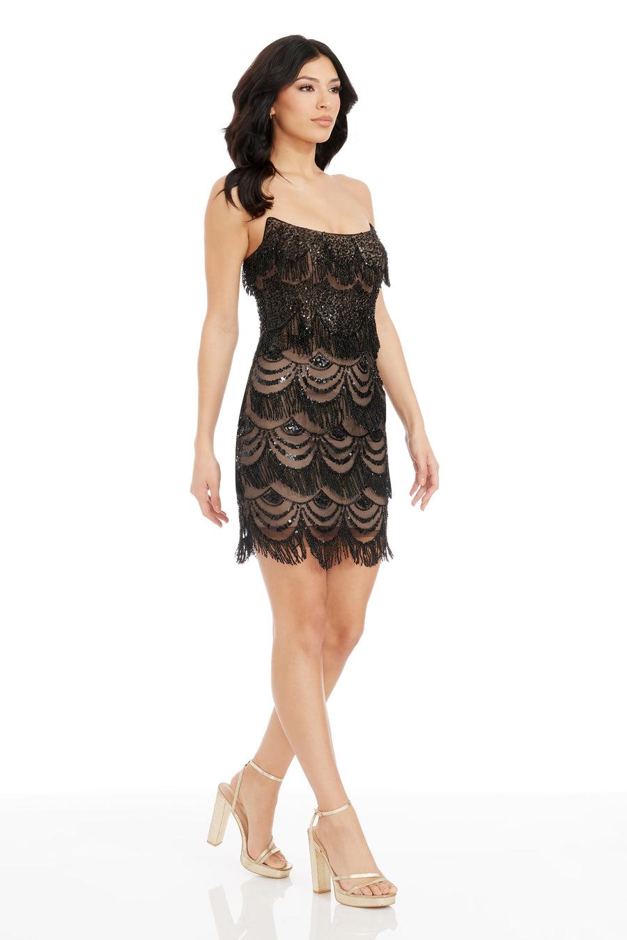 Dress The Population Alva Dress White