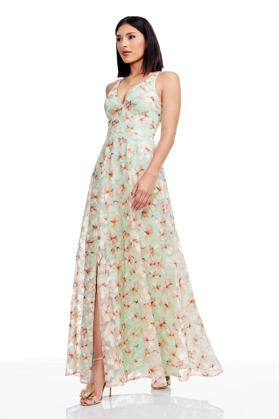 Dress The Population Alyssa Gown White