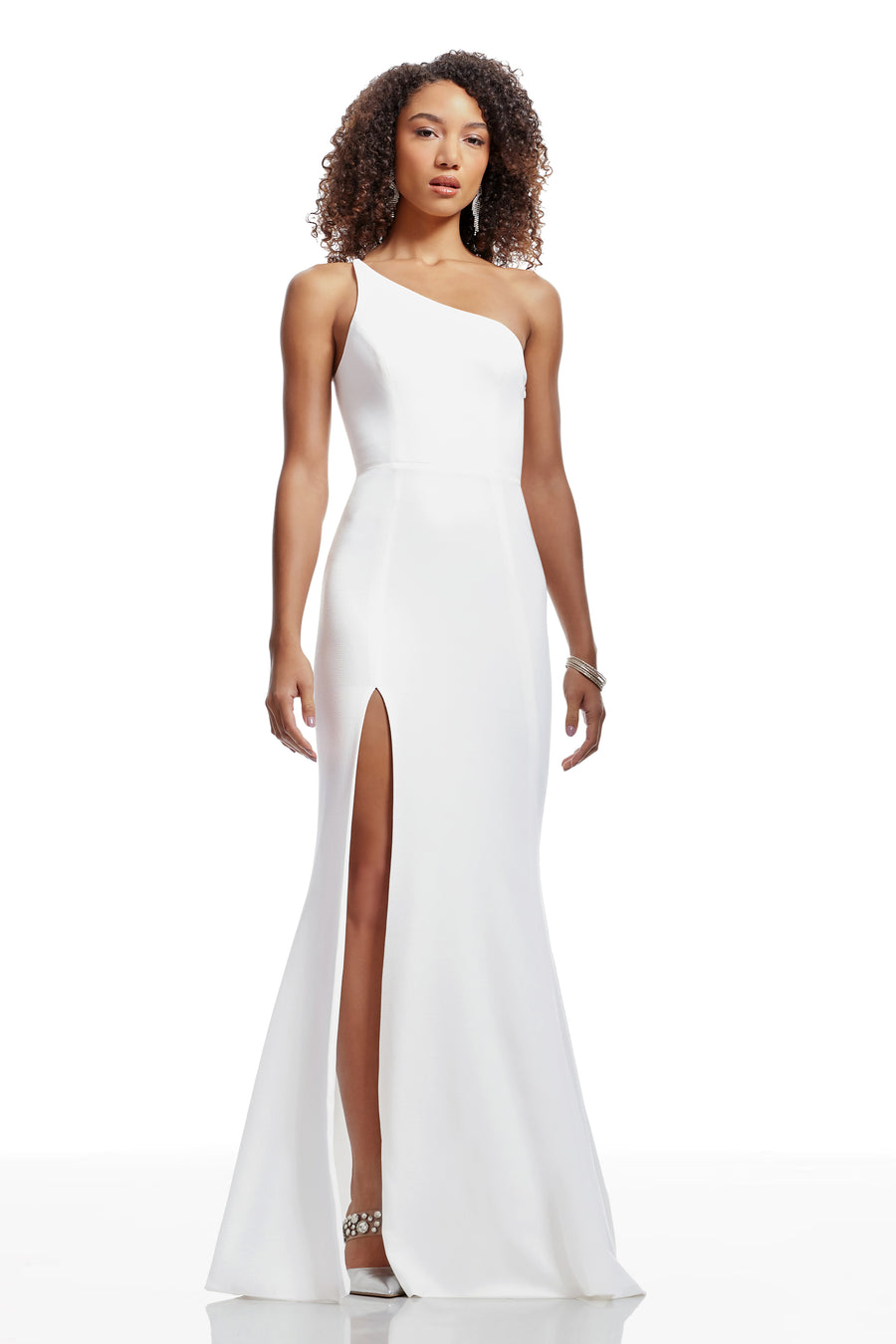 dress the population Amy Gown white