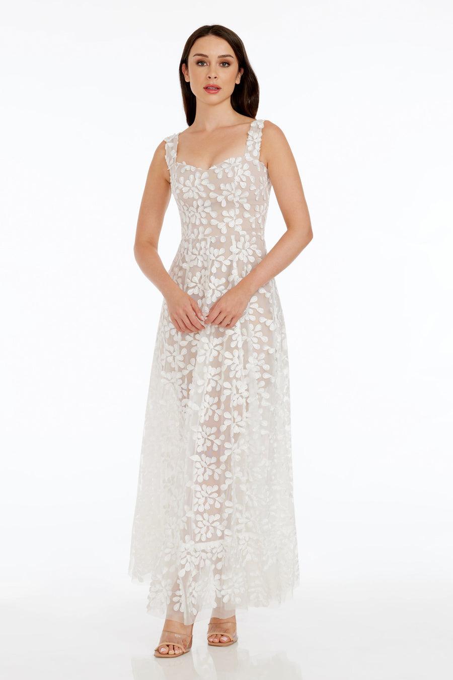 Dress The Population Anabel Gown White