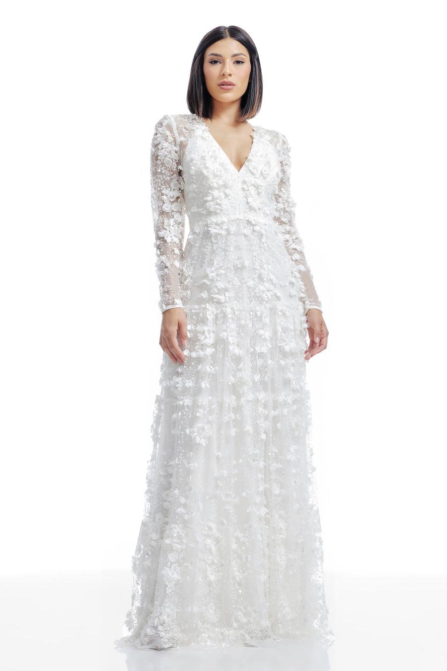 Dress The Population Angelina Dress White