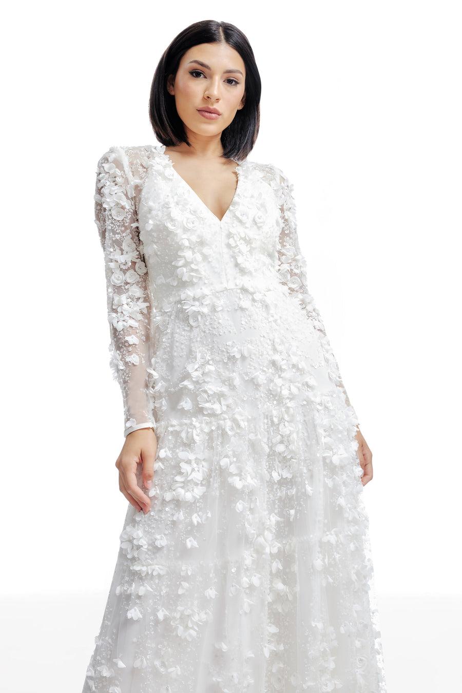 Dress The Population Angelina Dress White