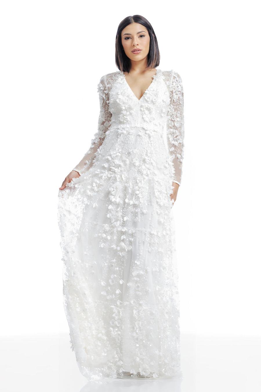 Dress The Population Angelina Dress White