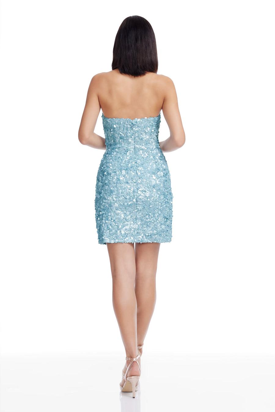 Dress The Population Anica Dress White