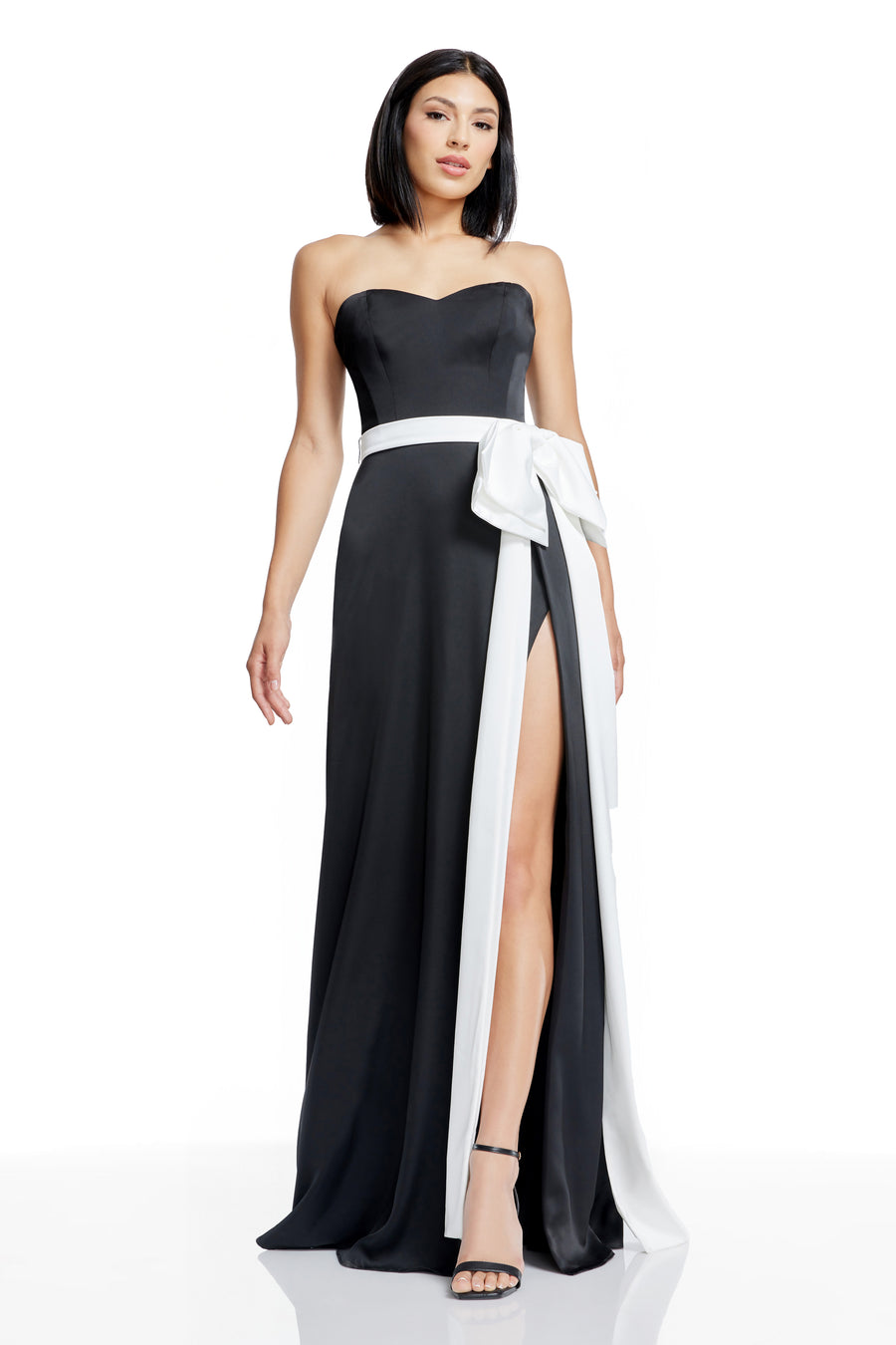 Dress The Population Athene Dress White