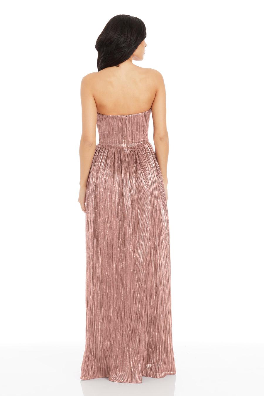 Dress The Population Audrina Gown White