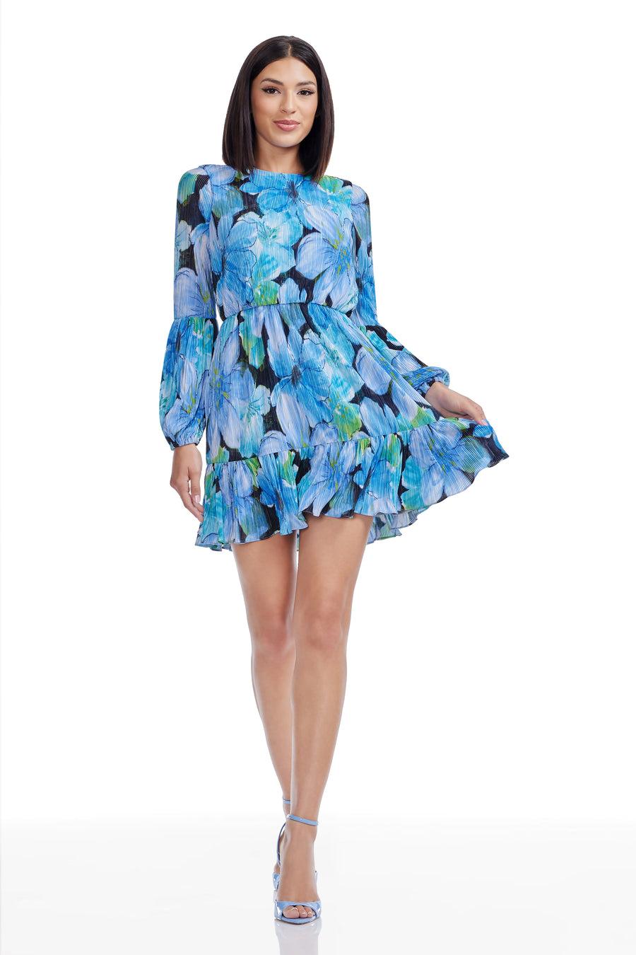 dress the population Aulani Dress white