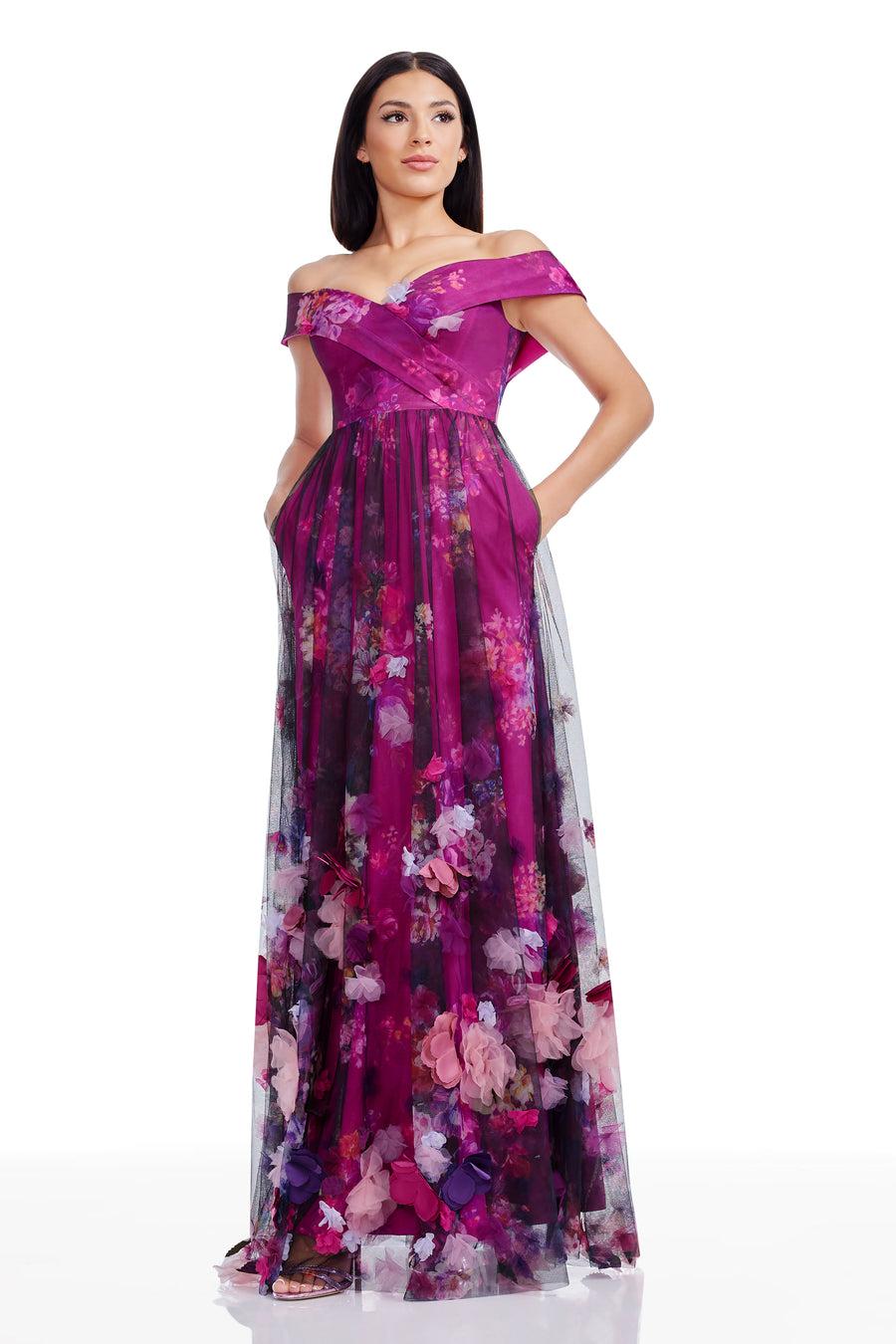 Dress The Population Aurea Dress White