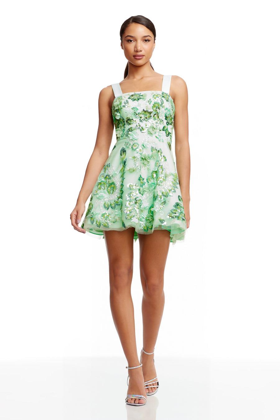 Dress The Population Aurelia Dress White