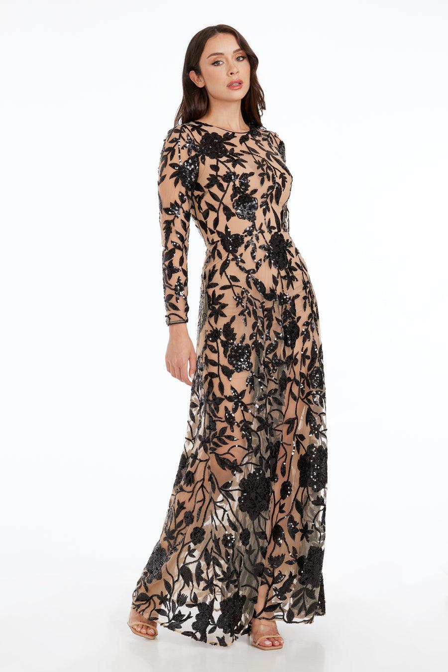 Dress The Population Ava Gown White