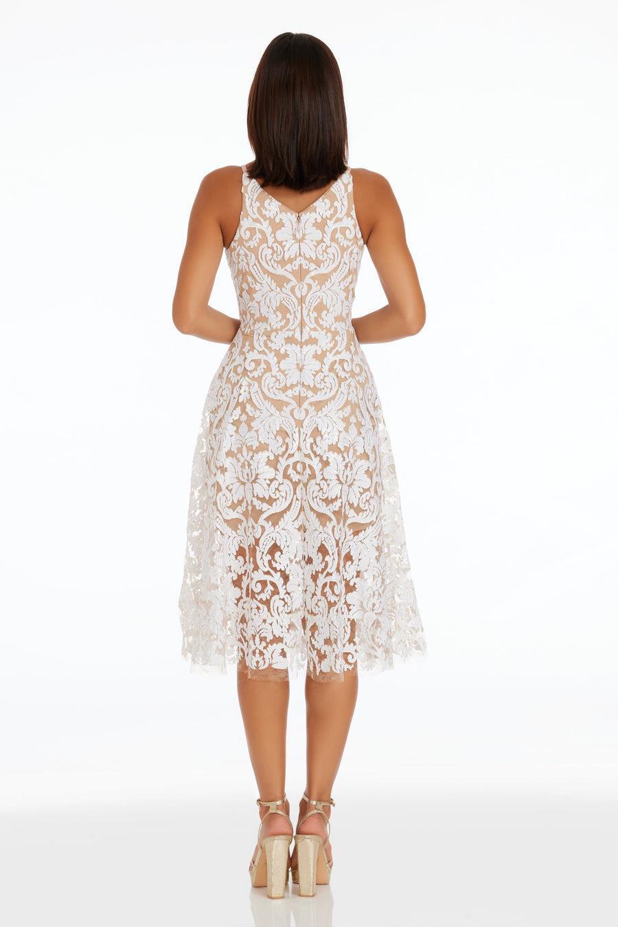 Dress The Population Blair Dress White