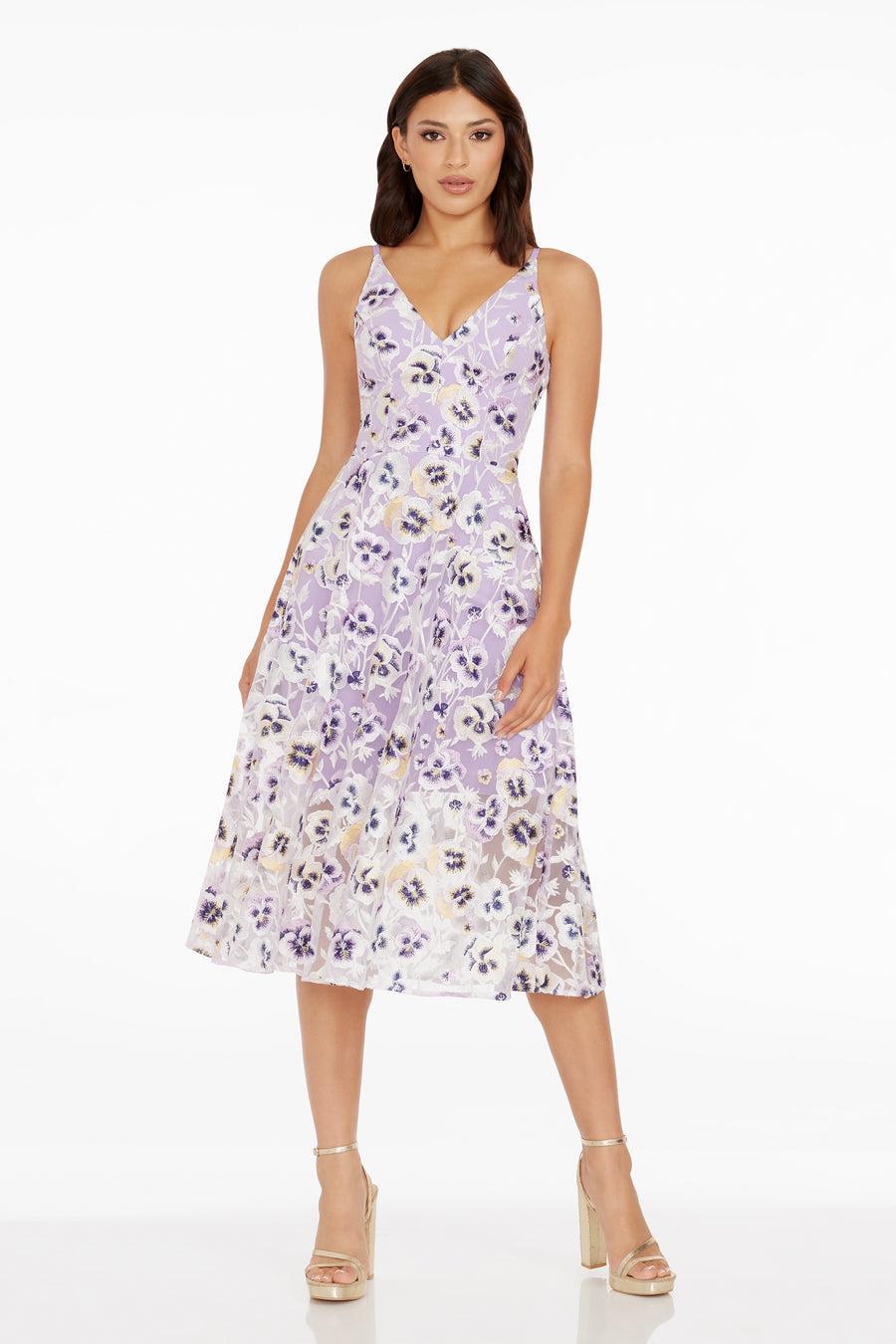 Dress The Population Blair Dress White